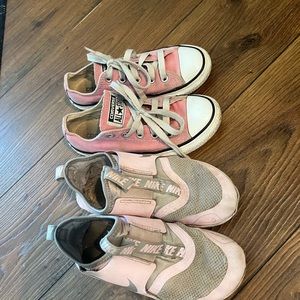 Nike flex and converse size 12 girls